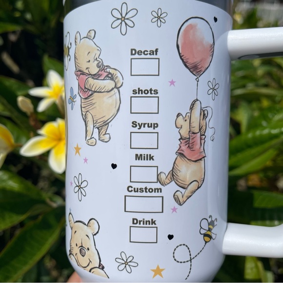 Custom Disney Winnie the Pooh tumbler Brand new 40 oz double wall stainless trav - Picture 6 of 15